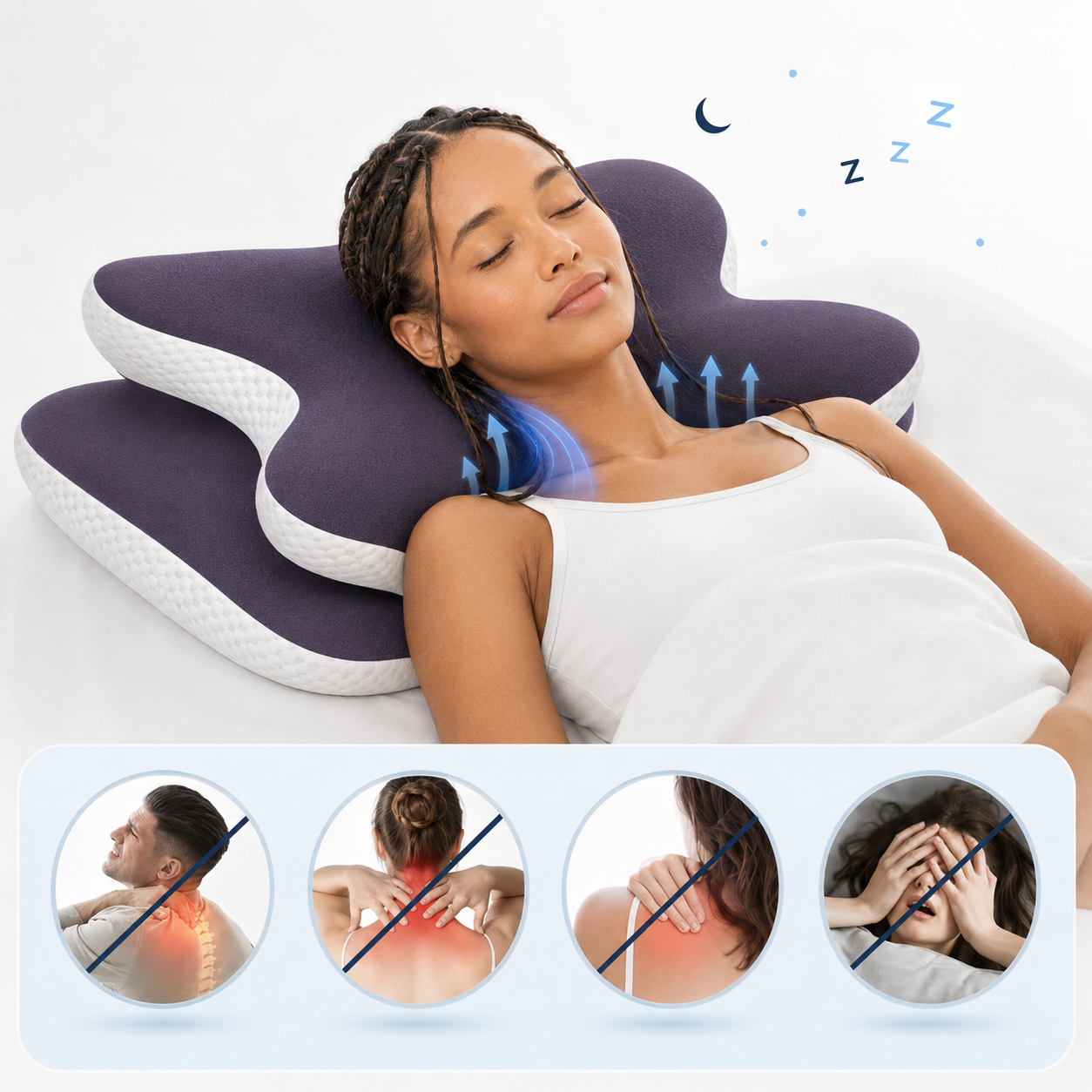Somnix - Almohada cervical viscoelástica
