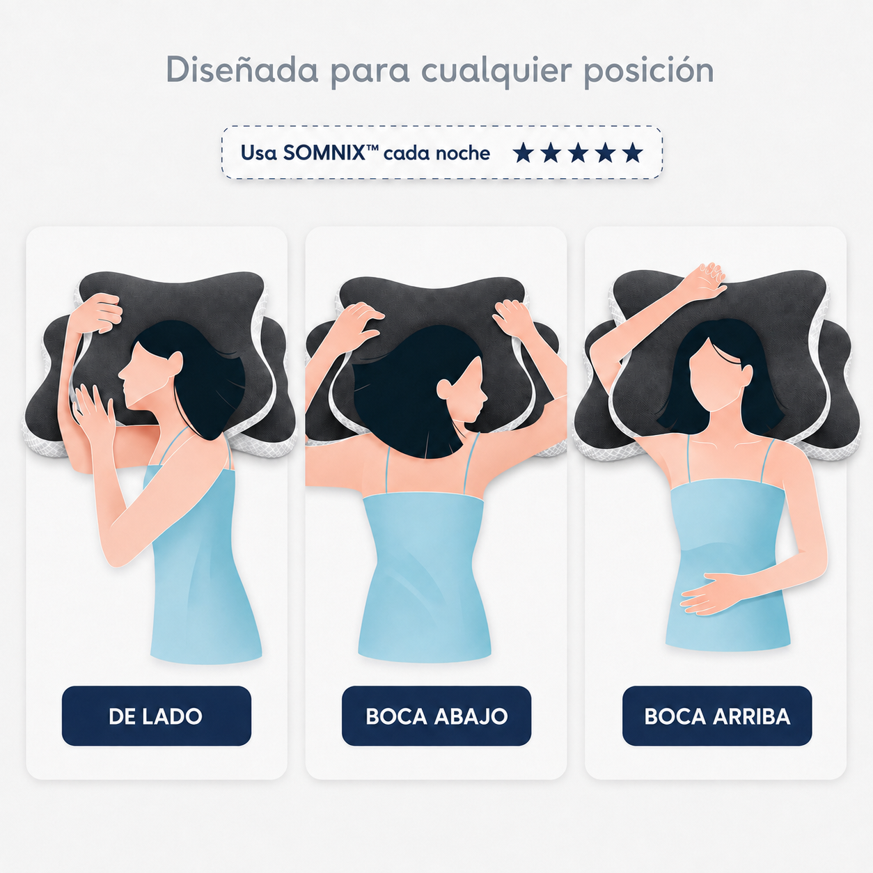 Somnix - Almohada cervical viscoelástica